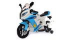 Детский электромотоцикл М111ММ (бело-синий)