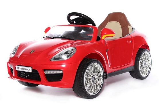 Детский электромобиль Porsche A444AA VIP (красный) (1)