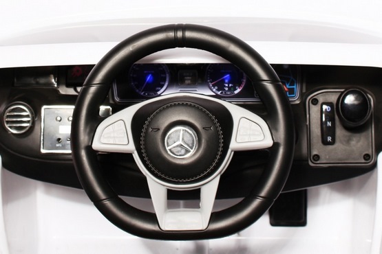 Детский электромобиль Mercedes-Benz S63 (белый) (6)