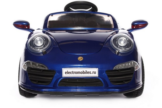 Детский электромобиль Porsche E911KX VIP (синий) (2)