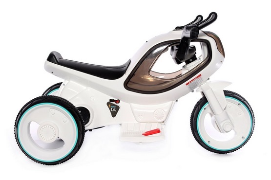Детский электромотоцикл HC-1388 (белый) (3)