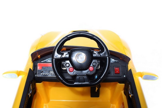 Детский электромобиль Ferrari O222OO (желтый) (6)