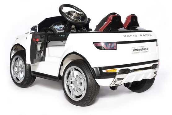 Детский электромобиль Range Rover O007OO VIP (белый) (4)