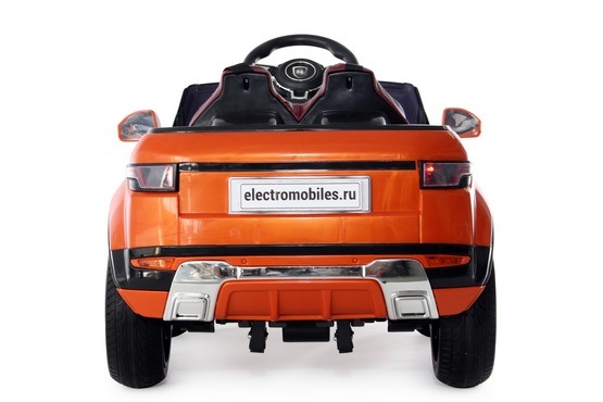 Детский электромобиль Range rover О007ОО VIP (оранжевый) (5)