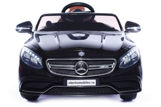 Детский электромобиль Mercedes-Benz S63 (чёрный) (2)
