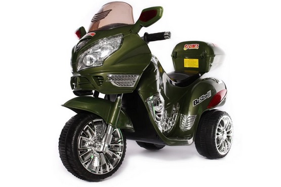 Детский электромотоцикл 9888 (зелёный)