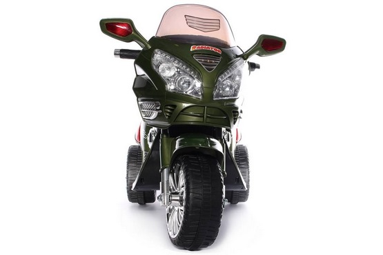 Детский электромотоцикл 9888 (зелёный) (2)