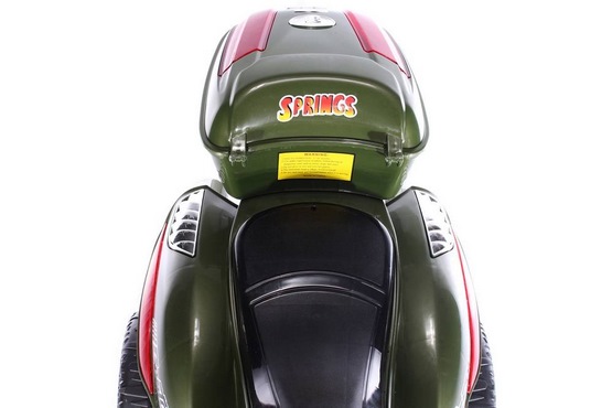 Детский электромотоцикл 9888 (зелёный) (7)