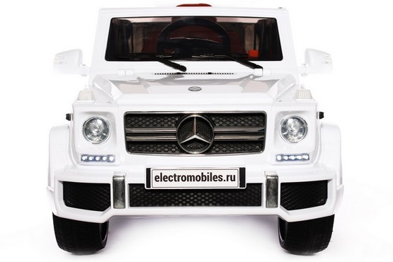 Детский электромобиль Mercedes-Benz G63 AMG (белый) (2)
