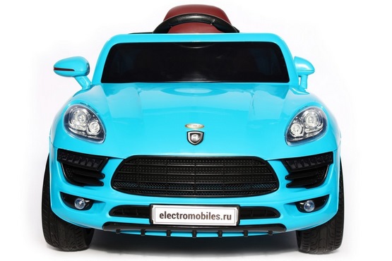 Детский электромобиль Porsche Macan O005OO VIP (лазурный) (2)