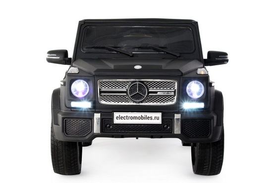 Детский электромобиль Merсedes-Benz G65 (черный матовый) (2)