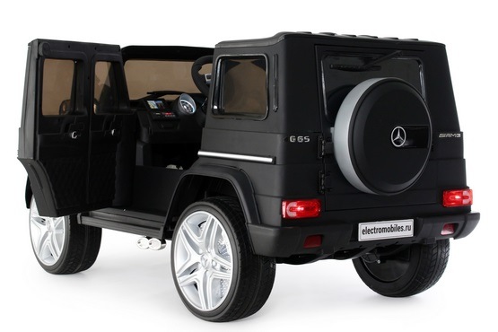 Детский электромобиль Merсedes-Benz G65 (черный матовый) (4)