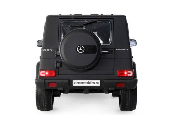 Детский электромобиль Merсedes-Benz G65 (черный матовый) (5)