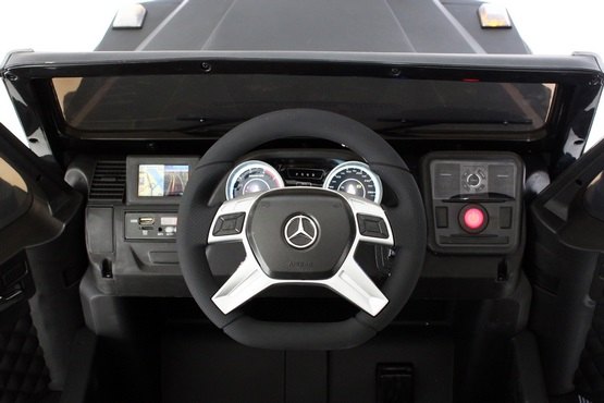 Детский электромобиль Merсedes-Benz G65 (черный матовый) (6)