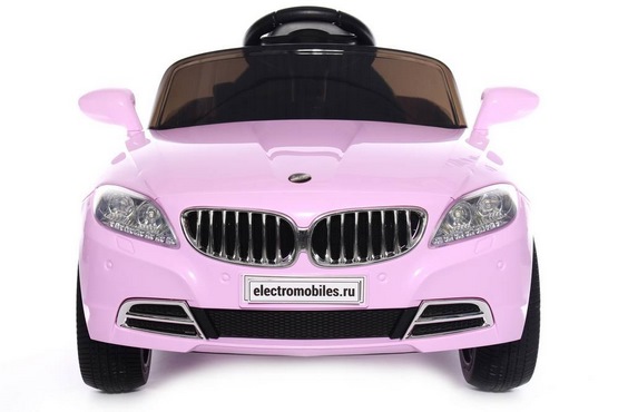 Детский электромобиль для девочки BMW T004TT (розовый) (2)