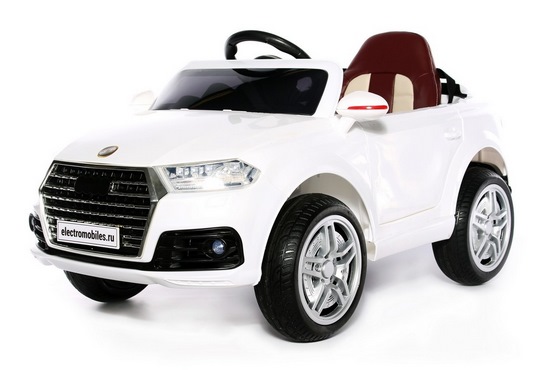 Детский электромобиль Audi О009ОО VIP (белый) (1)