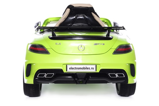 Детский электромобиль Mercedes-Benz SLS А333АА VIP (зелёный) (5)