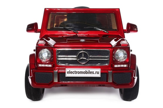 Детский электромобиль Mercedes-Benz G65 (красный глянцевый) (2)