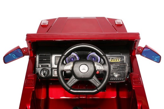 Детский электромобиль Mercedes-Benz G65 (красный глянцевый) (6)