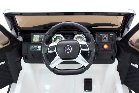 Детский электромобиль Mercedes-Benz G65 (белый) (6)