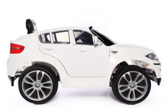 Детский электромобиль BMW X6 (белый глянец) (3)