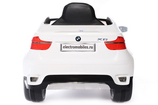 Детский электромобиль BMW X6 (белый глянец) (5)