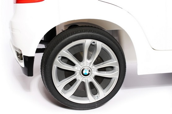 Детский электромобиль BMW X6 (белый глянец) (8)