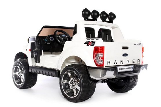 Детский электромобиль Ford Ranger (белый) (4)