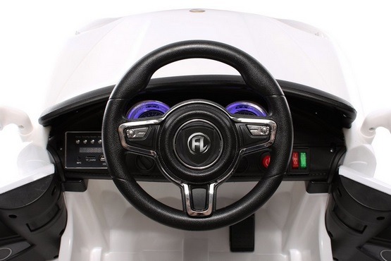 Детский электромобиль Porsche Е001ЕЕ (белый) (6)