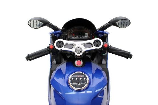 Детский электромотоцикл Moto А001АА (синий) (6)
