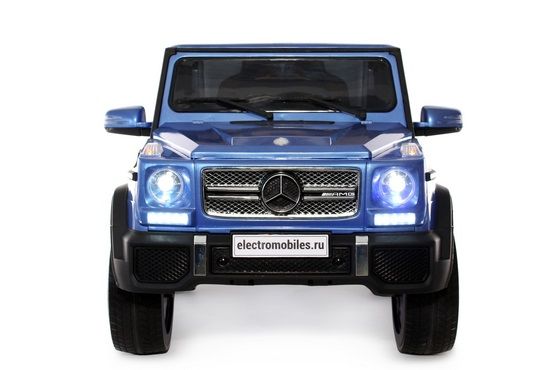 Детский электромобиль Mercedes-Benz G65 (синий глянец) (2)