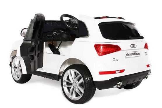 Детский электромобиль AUDI Q5 (белый) (4)