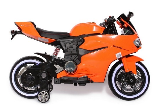Детский электромотоцикл А001АА (оранжевый) (3)