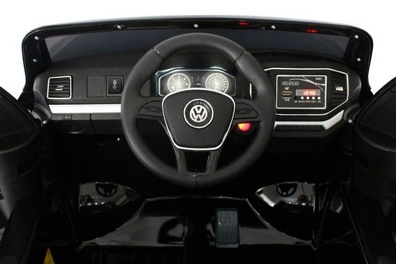 Детский электромобиль Volkswagen Amarok  (черный глянцевый) (6)