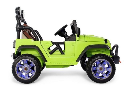 Детский электромобиль Jeep A004AA (зеленый) (3)