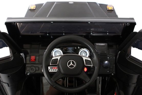 Детский электромобиль Mercedes-Benz G63 AMG HL168 (черный глянец) (6)