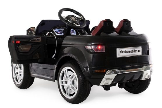Детский электромобиль Range rover О007ОО VIP (черный) (4)