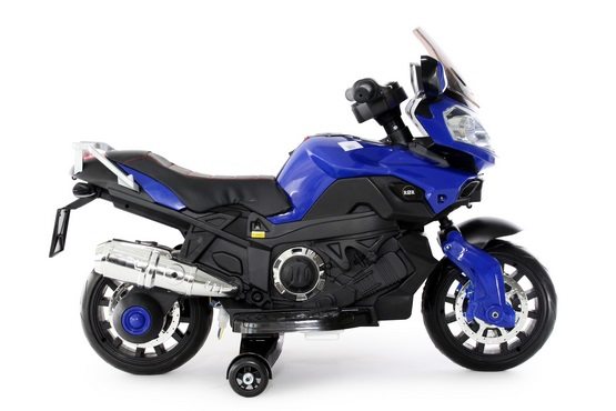 Детский электромотоцикл Е222КХ (синий) (3)