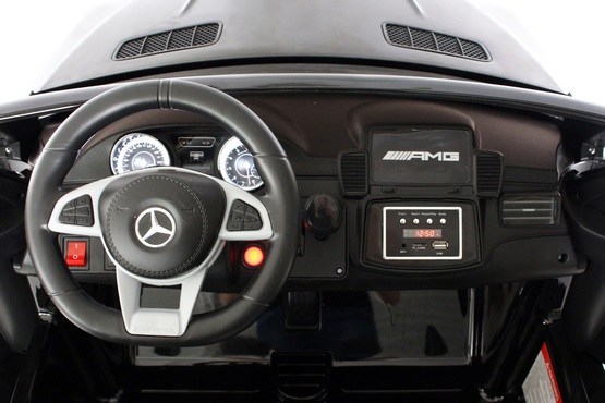 Детский электромобиль Mercedes-Benz GLS63 AMG (черный глянец) (6)
